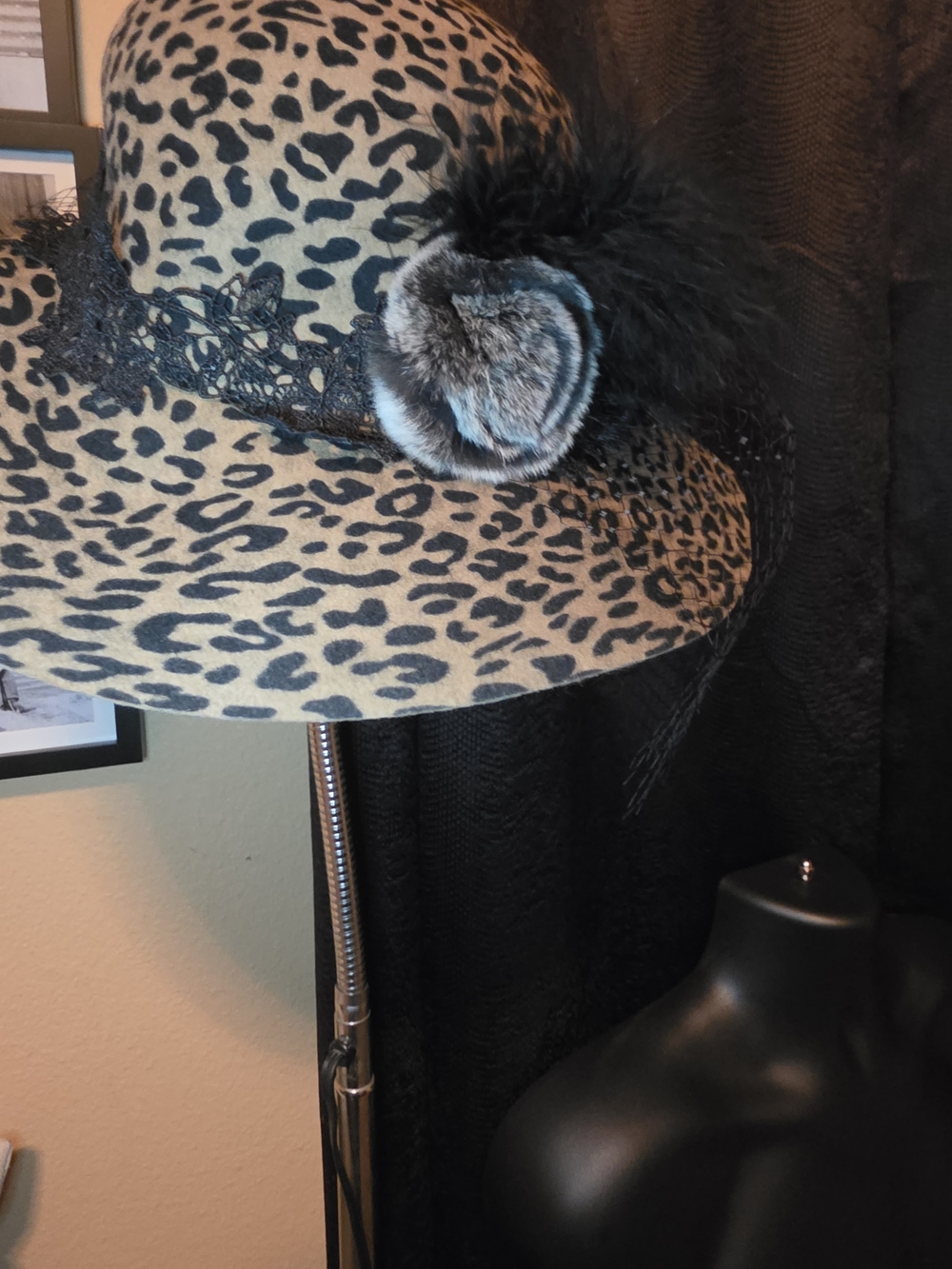 Fine Millinery by August Leopard Print Women's Hat